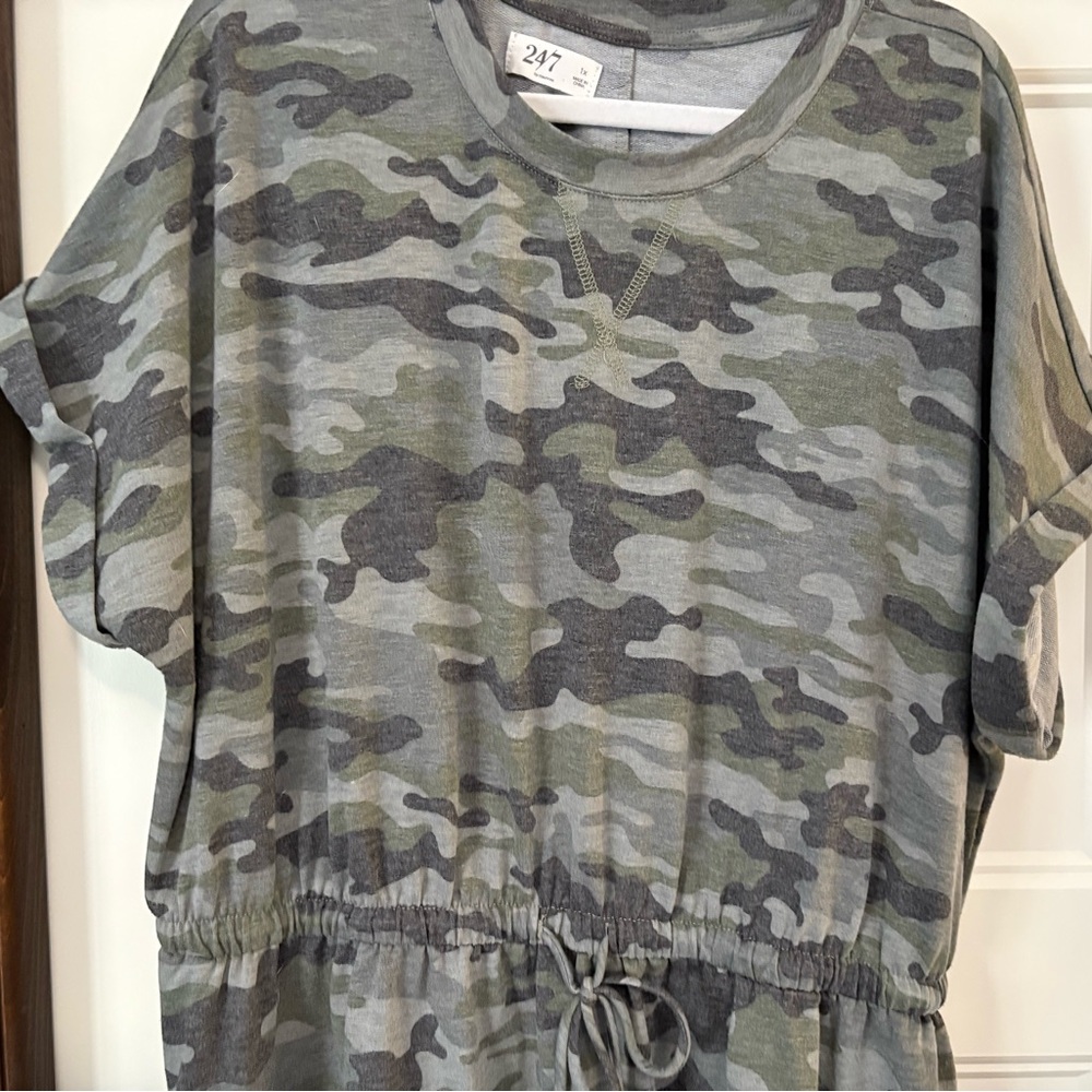 💐SPRING STOCK-UP💐 Casual Camo Dress - Picture 3 of 4